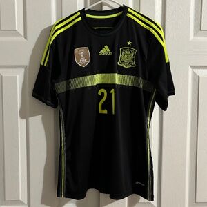 2014 David Silva Spain National Team Jersey